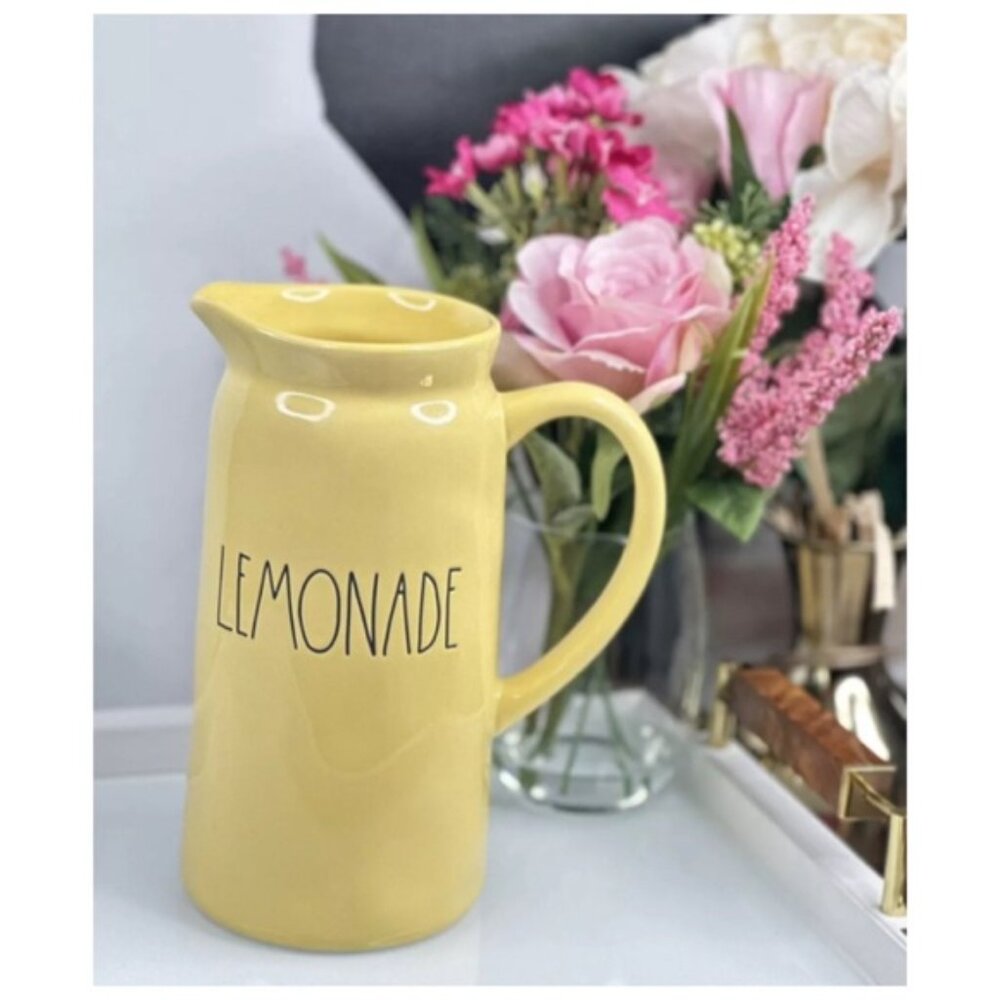 NEW Rae Dunn Yellow Lemonade Pitcher